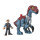Fisher-Price Imaginext GVV63 - Jurassic World Klauen Angriff Therizinosaurus Dinosaurier & Owen Figurenset, Dinosaurier Spielzeug für Kinder ab 3 Jahren