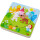 HABA 303536 - Holzpuzzle Kunterbunte Tierkinder , Puzzlespaß in 5 Schichten , Holzspielzeug ab 12 Monaten , Stabile Holzteile miten Tiermotiven