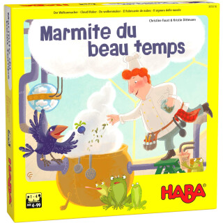 HABA - Kochtopf du Beau Temps – Gesellschaftsspiele – Rennspiel und kooperatives Gedächtnis – 4 Jahre und älter – 305516