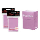 Ultra Pro Deck Box Solid Pink Rosa