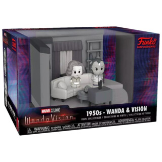 Funko Mini Moments: Marvel - Wanda Vision - LR 50s - WandaVision - Vinyl-Sammelfigur - Geschenkidee - Offizielle Handelswaren - Spielzeug Für Kinder und Erwachsene - TV Fans