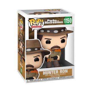 Funko Pop! TV: Parks and Rec - Hunter Ron Swanson - 1/6 Quote Für Seltene Chase-Variantease - Parks and Recreation - Vinyl-Sammelfigur - Geschenkidee - Offizielle Handelswaren - TV Fans
