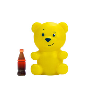 Gummymals 38677 Bär Gummibär-Gelb, Yellow