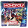Monopoly Flip : Marvel Edition, Jeu de Plateau Stratégique, Inspiré de l’Univers Marvel, Famille et Fans de Super-Héros, Version Française