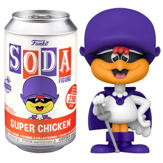 Funko Vinyl SODA: Super Chicken - Leuchtet Im Dunkeln Chase - (Styles May Vary) - Vinyl-Sammelfigur - Geschenkidee - Offizielle Handelswaren - Spielzeug Für Kinder und Erwachsene - TV Fans