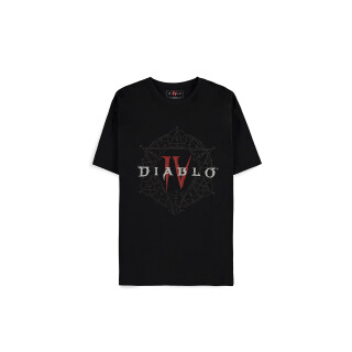 Diablo IV - Pentagram Logo - Mens Short Sleeved T-shirt - XL