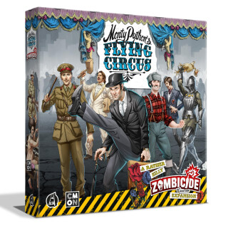 Zombicide Monty Pythons Flying Circus Character Pack - Einzigartige Mechaniken & respektloses Gameplay! Kooperatives Strategie-Brettspiel, ab 14 Jahren, 1-6 Spieler, 60 Minuten Spielzeit, hergestellt