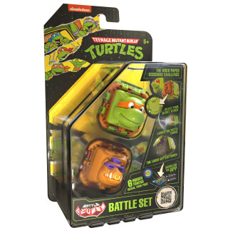 Battle Cubes Ninja Turtles Michelangelo Vs Bebop 2 Pack - Battle Fidget Set