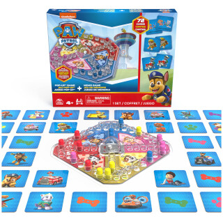 Paw Patrol Pop-up- und Memory-Spielepaket von Spin Master Games, Chase Skye Nickelodeon Paw Patrol-Kinderspielzeuge, für Vorschulkinder