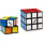 Rubiks Cube Advancedes Puzzlespiel Set mit 2 x 2 und 3 x 3 Originalwürfeln in passender Farbe mit Anleitung – 6064009 – Spielzeug für Kinder ab 8 Jahren, Schwarz 1