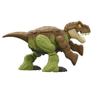 Jurassic World Dinosaurier Verwandlungsspielzeug, Tyrannosaurus T Rex zu Ankylosaurus in 11 Schritten, Double Danger 2-in-1-Spielzeug, Fierce Changers, HLP06