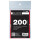 Ultra PRO - 200 ct rote PRO-Gloss Standard-Kartenhülle, schützt und speichert Sammelkarten, Sportkarten, MTG, D&D-Karten, Größe für Karten in Standardgröße, hochklare, glänzende Oberfläche