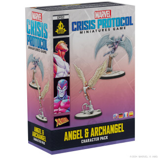 ATOMIC MASS GAMES, Marvel: Crisis Protocol – Angel & Archangel, Charakter-Erweiterung, Tabletop, 2 Spieler, ab 14+ Jahren, 90-120 Minuten, Deutsch, Mehrsprachig