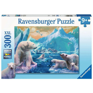 Ravensburger Kinderpuzzle - 12947 Im Reich der Eisbären - Tier-Puzzle für Kinder ab 9 Jahren, mit 300 Teilen im XXL-Format
