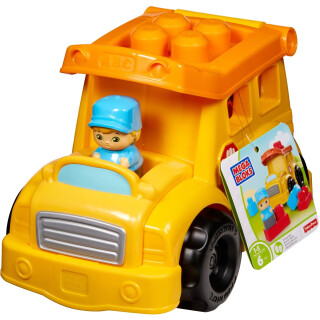 Mattel DYT59 - Mega Bloks - Schulbus mit Bausteinen