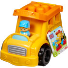 Mattel DYT59 - Mega Bloks - Schulbus mit Bausteinen