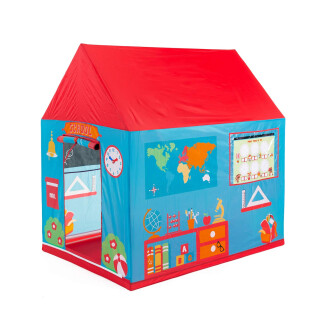 Pop it Up – Zelt/Spielhaus – Schule mit Lernkarten