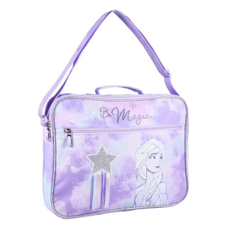 CERDÁ LIFES LITTLE MOMENTS, Maletin infantil de Frozen 2 Con Bolsillo Superior y Lateral, ASA Bandolera Ajustable | Colección escolar estampada-Licencia Oficial Disney para Niñas, Morado, Estándar