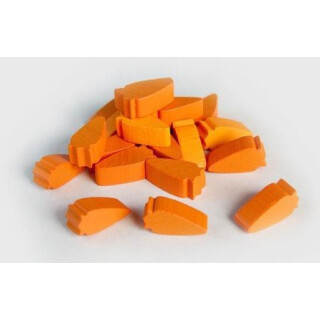 Mayday Games Carrot / Veggie - Karotte Wooden Token Set - Holz Spielsteine