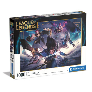 Clementoni 39669 League of Legends-Puzzle 1000 Teile für Erwachsene und Kinder ab 10 Jahre, herausforderndes Geschicklichkeitsspiel für die ganze Familie, Medium