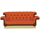 Warner Bros. Friends Couch-3D-Schaumstoff-Magnet