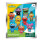 Monogram Sesamstraßen-Serie 4-3D-Schaumstofffigurentasche mit Clip in Blindtasche – Schlüsselanhänger – Krümelmonster, Elmo, Ernie, Bert und mehr