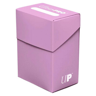 Ultra Pro Deck Box Solid Pink Rosa