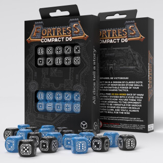 Q-Workshop QWOSTCB2 Fortress Compact D6: Black & Blue