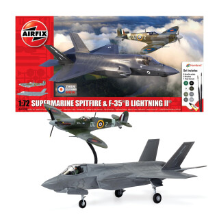 1/72 Then and Now Spitfire Mk.Vc & F-35B Lightning II