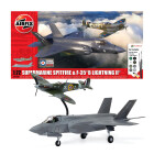 1/72 Then and Now Spitfire Mk.Vc & F-35B Lightning II