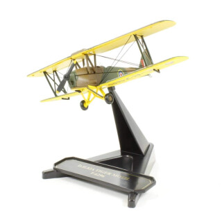 herpa 8172TM001 - Flugzeug, RAF DH Tiger Moth, braun/grün
