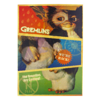 Paladone Gremlins Notizbuch Gremlins mit Wackelbildeffekt cremefarben, Bedruckt, liniert, DIN A5, 100 Seiten.