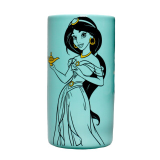 Disney Aladdin Vase – Jasmin – runde Vase – Blaue Vase – Disney Home