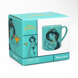 Disney HALF MOON BAY Aladdin-Tasse – Jasmin-Becher – 325 ml – spülmaschinen- und mikrowellengeeignet – Kaffeetasse – Bürobecher