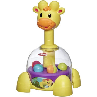 Playskool Kreiselspaß Giraffe, Spiel mit hüpfenden Bällen für Babys und Kleinkinder ab 1 Jahr (Amazon Exclusive)
