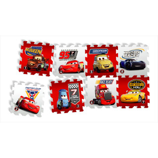 Knorrtoys 21013 - Tatamiz Puzzlematte "Cars - Race of a Lifetime" 8 Matten (16-tlg.)