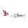 herpa 572651 UTair-Ukraine Modellflugzeug ATR-42-300 UR-UTD Maßstab 1:200-Modellbau Flugzeug, Flugzeugmodell für Sammler, Miniatur Deko, Flieger ohne Standfuß aus Metall Miniaturmodell