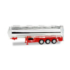 herpa 076456-002 Chemiechromtankauflieger Feldbinder,...