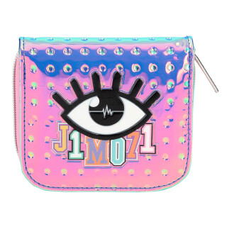 Depesche 10312 - Portemonnaie mit Reißverschluss und Druckknopf, Lisa und Lena J1MO71, holo