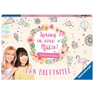 Ravensburger 26136 - Spring in eine Pfütze! - Das Brettspiel für beste Freunde oder den ganzen Freundeskreis, Kreativität & Fantasie ab 8 Jahren, für 2-6 Spieler - ViktoriaSarina