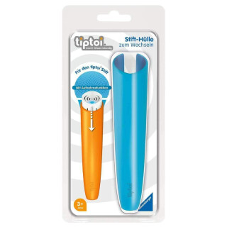 Ravensburger tiptoi Stifthülle zum Wechseln in Blau / Wechselhülle für den tiptoi Stift mit Aufnahmefunktion / Geeignet für Kinder ab 3 Jahren