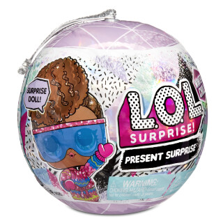 LOL Surprise Winter Chill Puppen - Mit 8 Überraschungen - Glitzernde Puppe, Outfit & Accessoires zum Sammeln - 2-in-1 Verpackung als Weihnachtsdeko und Mehr - Tolles Geschenk für Kinder ab 4 Jahren