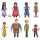 Mattel Disneys Wish Die Teens-Pack aus 8 beweglichen Minipuppen und Sternenfigur, HPX36