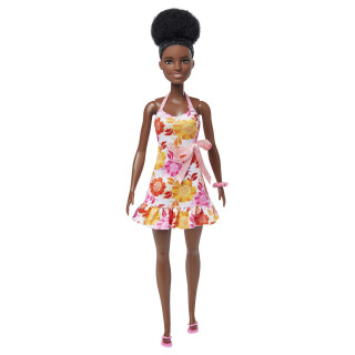 Barbie-Puppe, Loves The Ocean-Serie, Schwarze natürlichem schwarzen Haar, Kleid, Schuhe, Armband, inkl Puppe, Geschenk für Kinder, Spielzeug ab 3 Jahre,HLP93