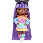 Barbie Extra Minis, Schwarze lila Haaren und extra...