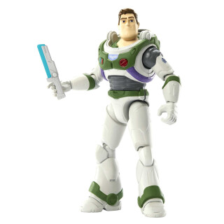 Buzz Lightyear HHJ79 - Space Ranger Alpha-Anzug Buzz Lightyear Figur, authentische Actionfigur ca. 13 cm groß mit 12 beweglichen Gelenken, Laserschwert, Spielzeug für Kinder ab 4 Jahren