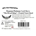 100 Mayday 61 x 112 Magnum Platinum Card Sleeve The Dwarf...