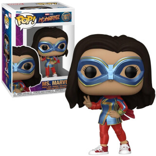 Funko POP! Marvel Ms Marvel #1077 Vinyl Figure Nue One Size