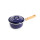 BK Indigo Holländisches Erbe Emaillierter Kochtopf mit Deckel mit PFAS-Freier Keramik-Antihaftbeschichtung, 16 cm/1,2 Liter, Induktion, Spülmaschinenfest, Backofenfest, Kobaltblau