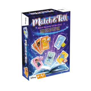 Cartamundi 10040964-0001 Disney-Match & Tell, Yellow